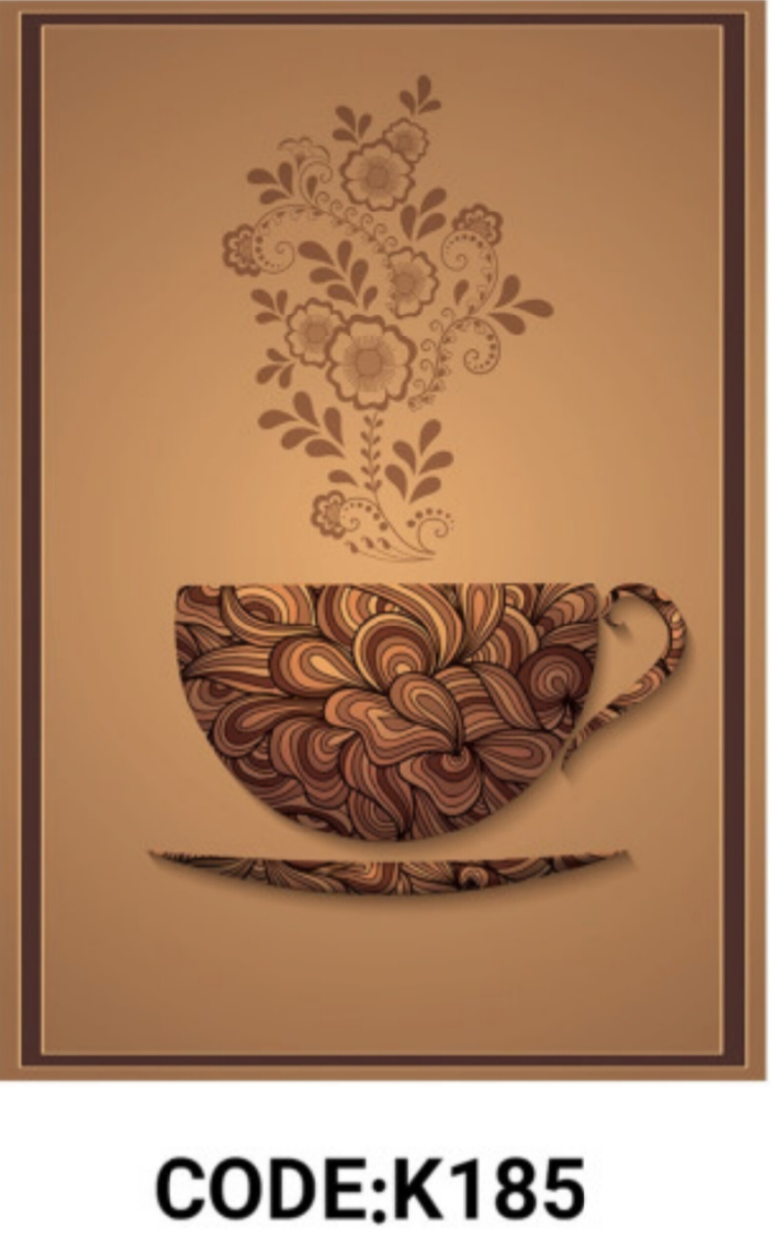 خرید ارزان فرشینه آشپزخانه فرشینه آفتاب کدK185مخمل شانل ترک استپدار