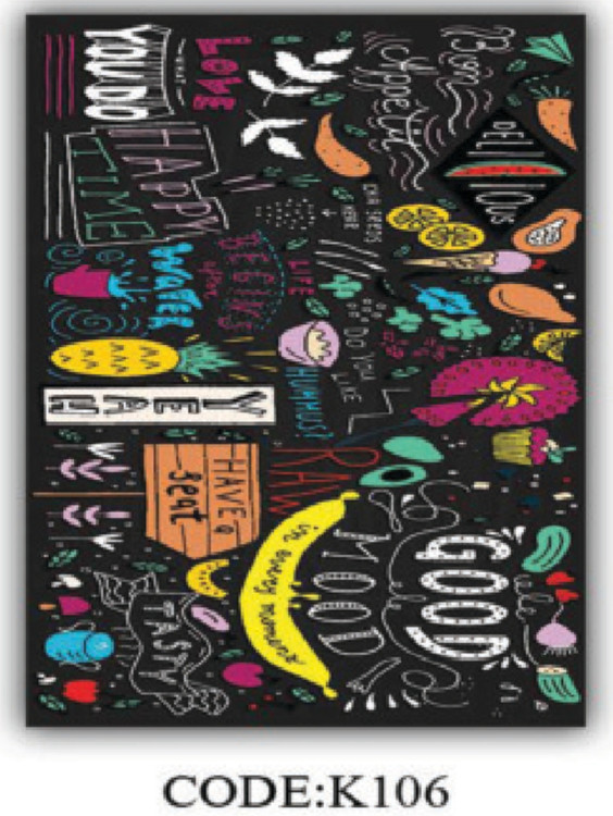 خرید ارزان فرشینه آشپزخانه فرشینه آفتاب کدK106مخمل شانل ترک استپدار