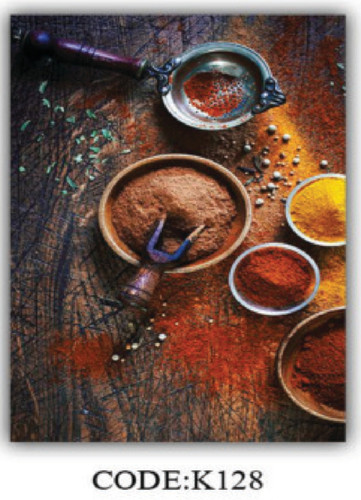 خرید ارزان فرشینه آشپزخانه فرشینه آفتاب کدK128مخمل شانل ترک استپدار