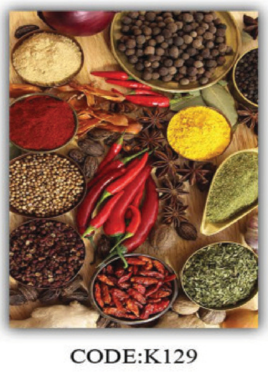 خرید ارزان فرشینه آشپزخانه فرشینه آفتاب کدK129مخمل شانل ترک استپدار