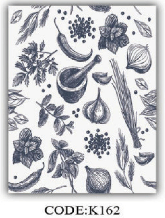 خرید ارزان فرشینه آشپزخانه فرشینه آفتاب کدK162مخمل شانل ترک استپدار