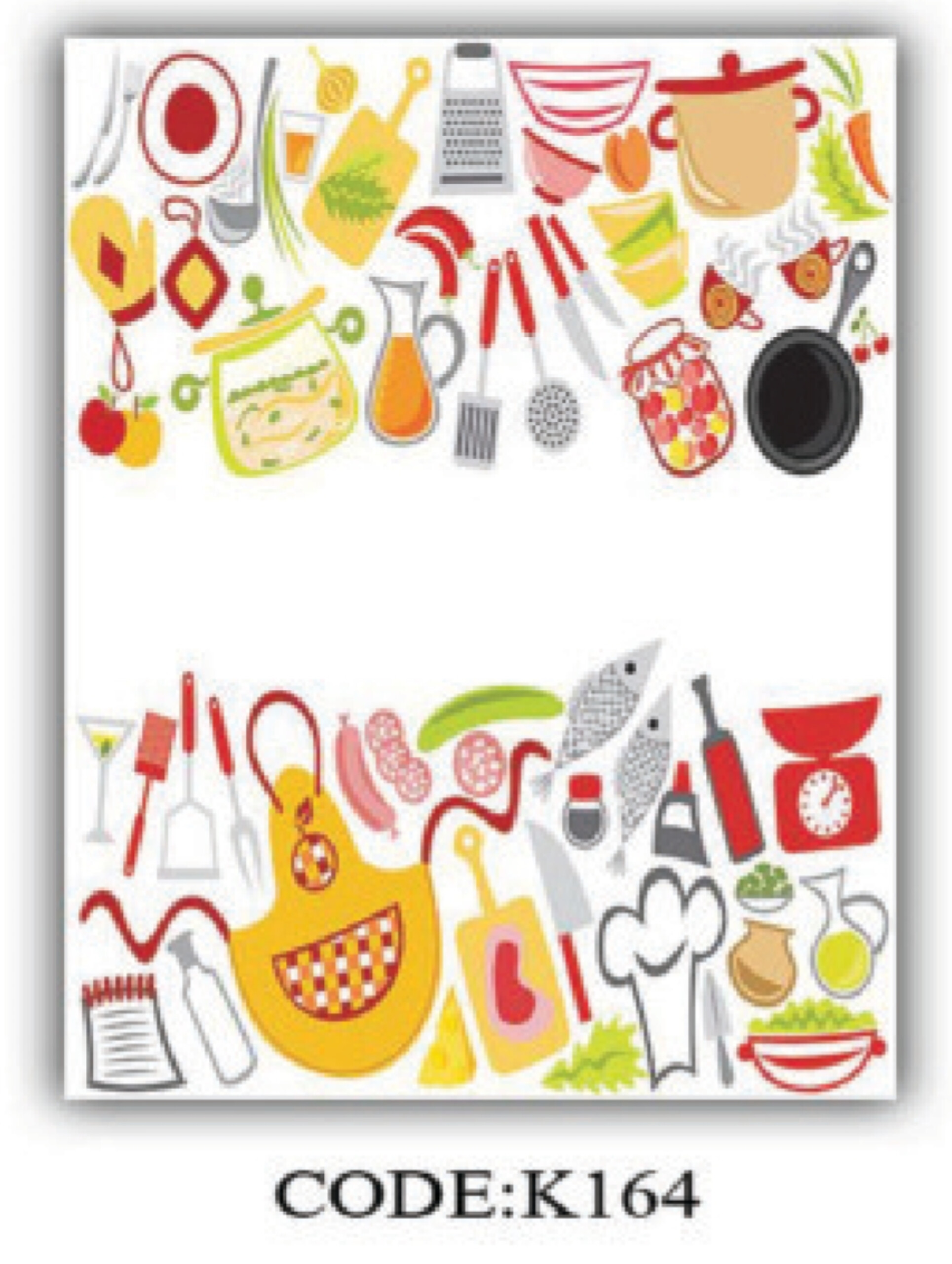 خرید ارزان فرشینه آشپزخانه فرشینه آفتاب کدK164مخمل شانل ترک استپدار