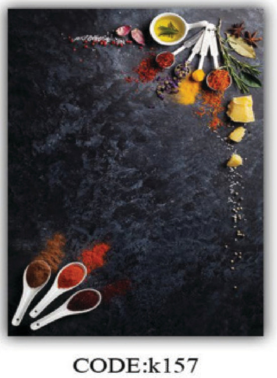 خرید ارزان فرشینه آشپزخانه فرشینه آفتاب کدK157مخمل شانل ترک استپدار