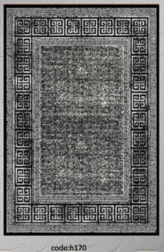 خرید ارزان فرشینه ورساچه فرشینه آفتاب کد H170مخمل شانل ترک استپدار