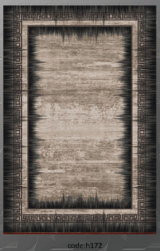 خرید ارزان فرشینه ورساچه فرشینه آفتاب کد H172مخمل شانل ترک استپدار