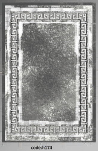 خرید ارزان فرشینه ورساچه فرشینه آفتاب کد H174مخمل شانل ترک استپدار