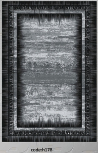 خرید ارزان فرشینه ورساچه فرشینه آفتاب کد H178مخمل شانل ترک استپدار