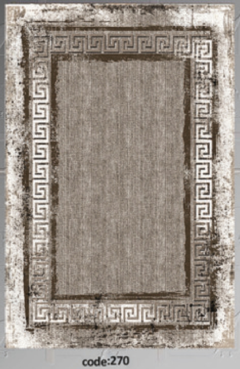 خرید ارزان فرشینه ورساچه فرشینه آفتاب کد H270مخمل شانل ترک استپدار