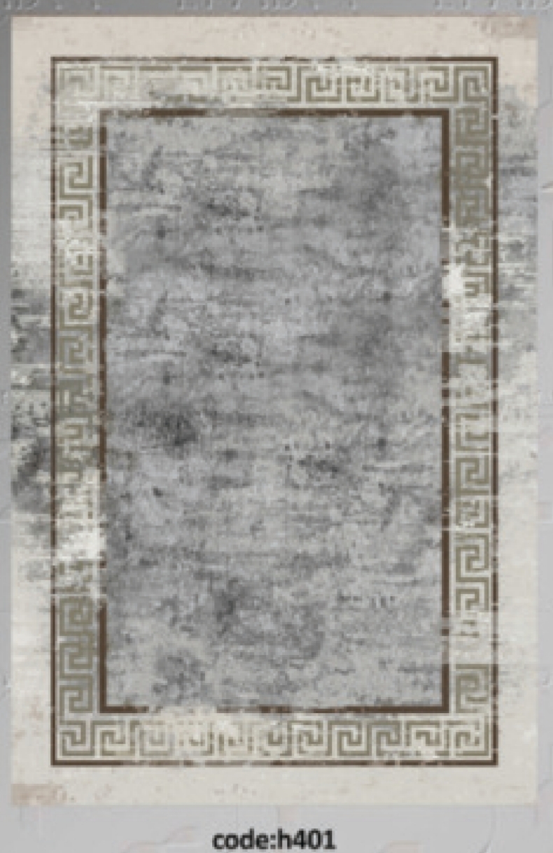 خرید ارزان فرشینه ورساچه فرشینه آفتاب کد H401مخمل شانل ترک استپدار