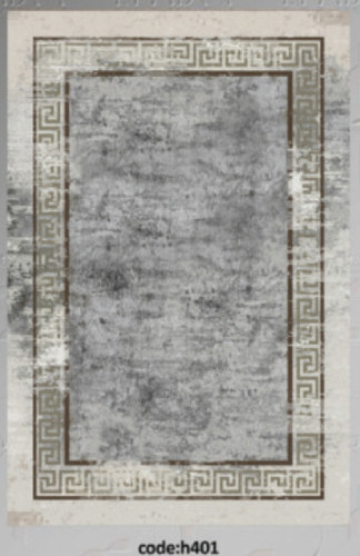 خرید ارزان فرشینه ورساچه فرشینه آفتاب کد H401مخمل شانل ترک استپدار