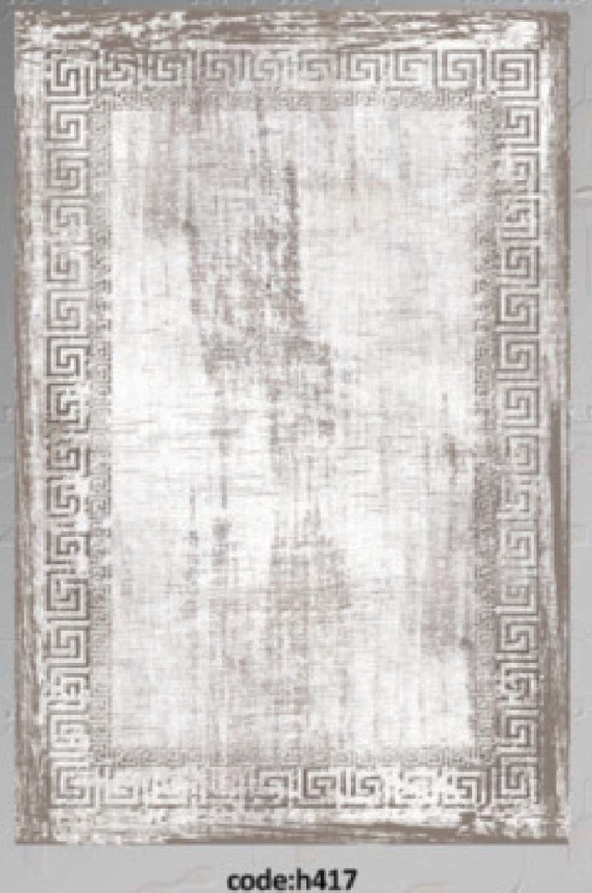 خرید ارزان فرشینه ورساچه فرشینه آفتاب کد H417مخمل شانل ترک استپدار