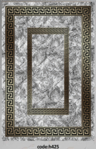 خرید ارزان فرشینه ورساچه فرشینه آفتاب کد H425مخمل شانل ترک استپدار