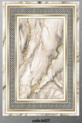 فرشینه ورساچه فرشینه آفتاب کد H427مخمل شانل ترک استپدار