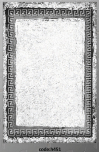 خرید ارزان فرشینه ورساچه فرشینه آفتاب کد H451مخمل شانل ترک استپدار