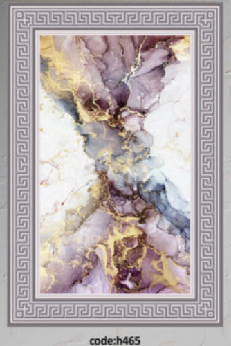 خرید ارزان فرشینه ورساچه فرشینه آفتاب کد H465مخمل شانل ترک استپدار