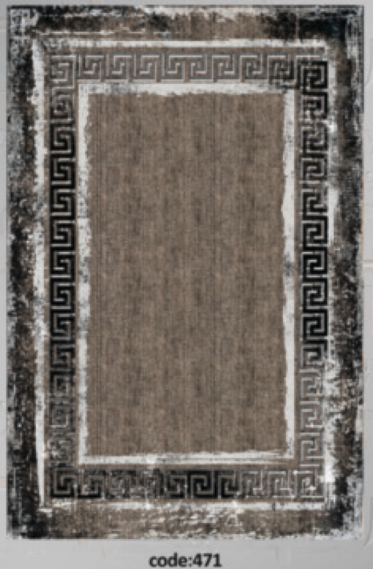 خرید ارزان فرشینه ورساچه فرشینه آفتاب کد H471مخمل شانل ترک استپدار