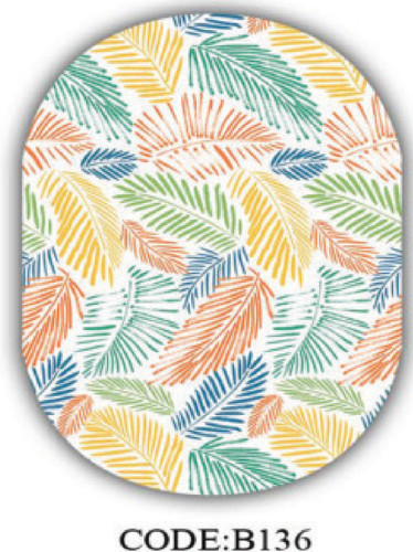 خرید ارزان فرشینه بیضی مینیمال فرشینه آفتاب کدB136مخمل شانل ترک استپدار