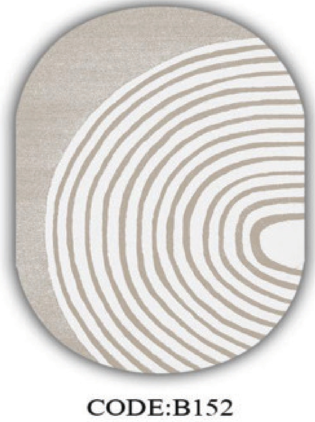 خرید ارزان فرشینه بیضی مینیمال فرشینه آفتاب کدB152مخمل شانل ترک استپدار