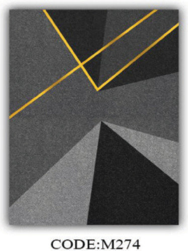 خرید ارزان فرشینه مینیمال فرشینه آفتاب کد M274مخمل شانل ترک استپدار