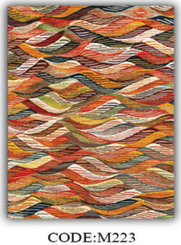 خرید ارزان فرشینه مینیمال فرشینه آفتاب کد M223مخمل شانل ترک استپدار