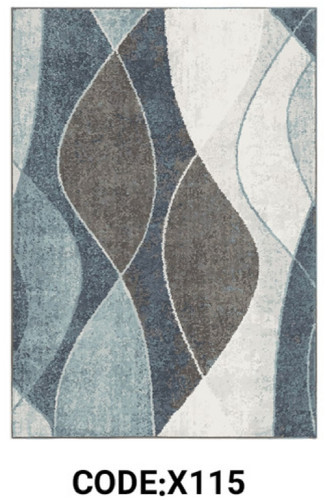 خرید ارزان فرشینه مینیمال فرشینه آفتاب کد X115مخمل شانل ترک استپدار