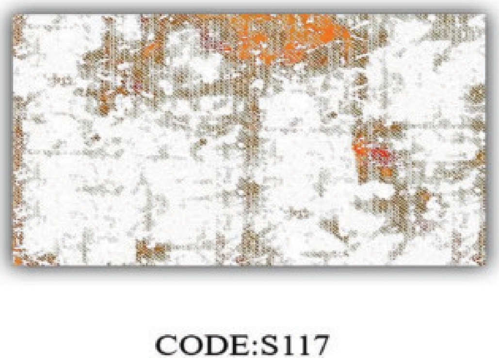 خرید ارزان فرشینه پادری حمام و دستشویی فرشینه آفتاب کد S117مخمل شانل ترک استپدار