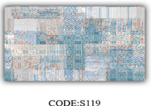 خرید ارزان فرشینه پادری حمام و دستشویی فرشینه آفتاب کد S119مخمل شانل ترک استپدار