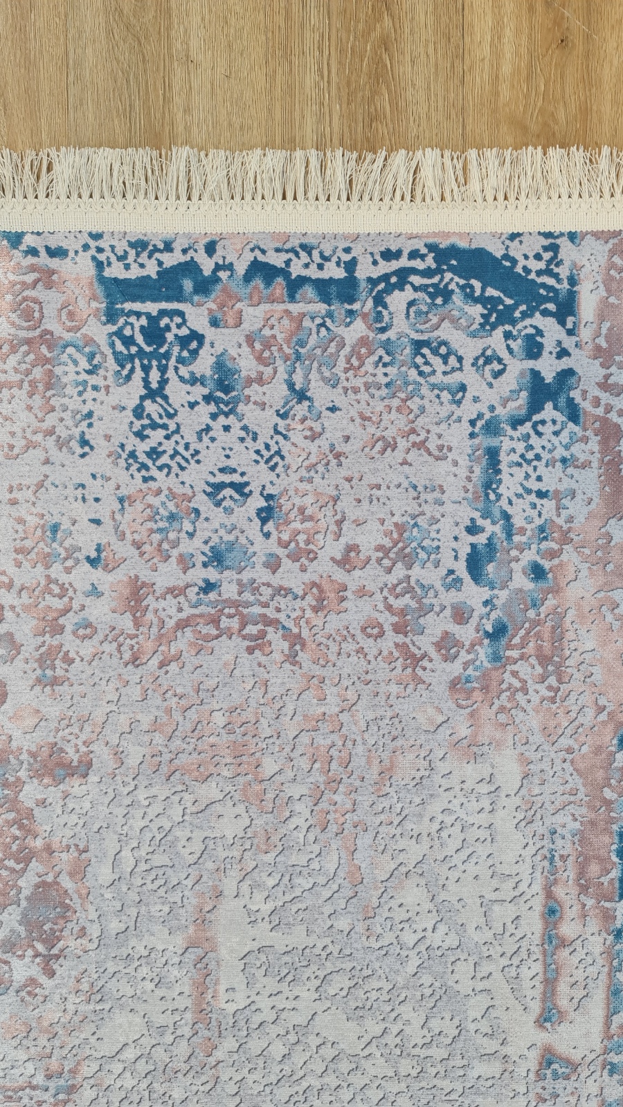 قیمت مناسب فرشینه فانتزی وینتیج فرشینه آفتاب کد M200مخمل شانل ترک استپدار