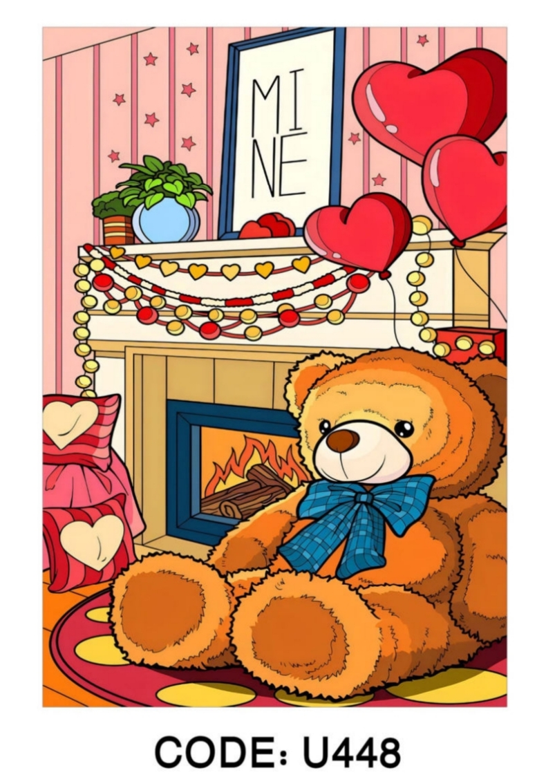 خرید ارزان فرشینه اتاق کودک فرشینه آفتاب کدU448مخمل شانل ترک استپدار