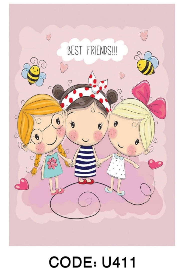 خرید ارزان فرشینه اتاق کودک فرشینه آفتاب کدU411مخمل شانل ترک استپدار