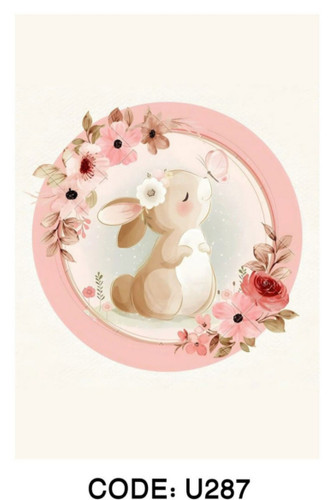 خرید ارزان فرشینه اتاق کودک فرشینه آفتاب کدU287مخمل شانل ترک استپدار