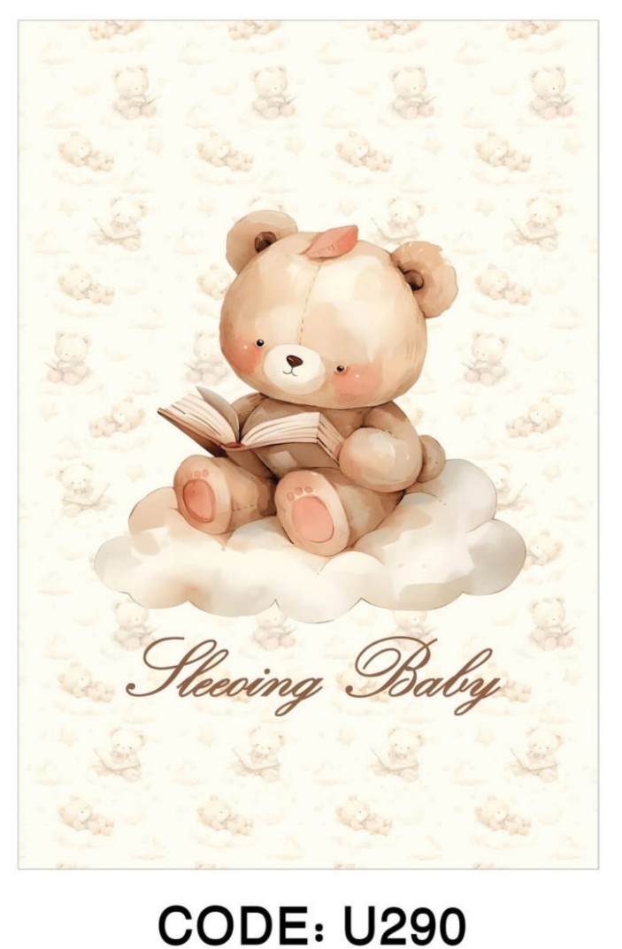 خرید ارزان فرشینه اتاق کودک فرشینه آفتاب کدU290مخمل شانل ترک استپدار