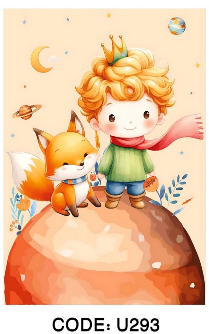 خرید ارزان فرشینه اتاق کودک فرشینه آفتاب کدU293مخمل شانل ترک استپدار