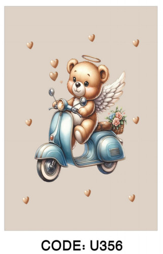 خرید ارزان فرشینه اتاق کودک فرشینه آفتاب کدU356مخمل شانل ترک استپدار