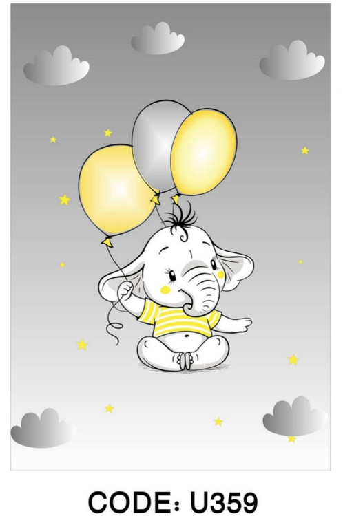 خرید ارزان فرشینه اتاق کودک فرشینه آفتاب کدU359مخمل شانل ترک استپدار