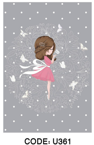 خرید ارزان فرشینه اتاق کودک فرشینه آفتاب کدU361مخمل شانل ترک استپدار