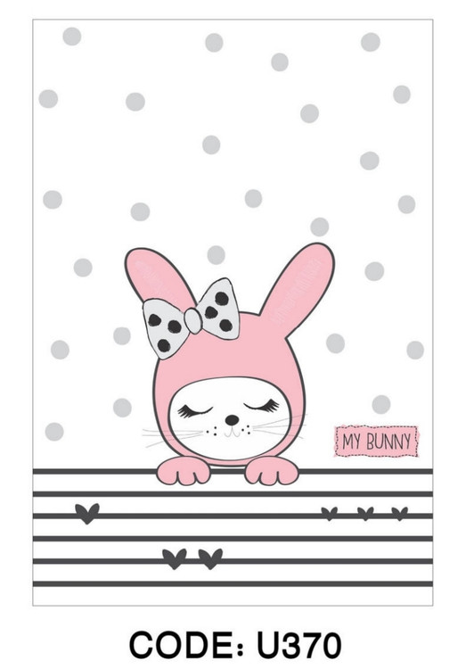 خرید ارزان فرشینه اتاق کودک فرشینه آفتاب کدU370مخمل شانل ترک استپدار