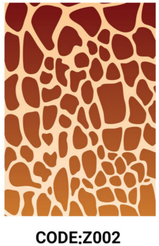 خرید ارزان فرشینه طرح پوست فرشینه آفتاب کدZ002مخمل شانل ترک استپدار