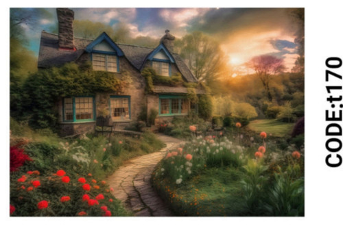 خرید ارزان فرشینه تابلوفرش فرشینه آفتاب کدT170مخمل شانل ترک استپدار