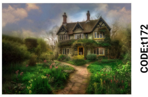 خرید ارزان فرشینه تابلوفرش فرشینه آفتاب کدT172مخمل شانل ترک استپدار