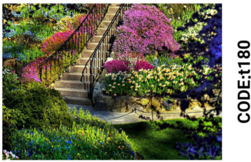 خرید ارزان فرشینه تابلوفرش فرشینه آفتاب کدT180مخمل شانل ترک استپدار