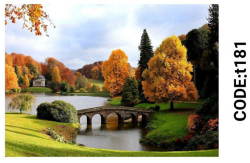 خرید ارزان فرشینه تابلوفرش فرشینه آفتاب کدT181مخمل شانل ترک استپدار