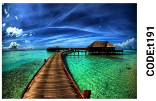 خرید ارزان فرشینه تابلوفرش فرشینه آفتاب کدT191مخمل شانل ترک استپدار