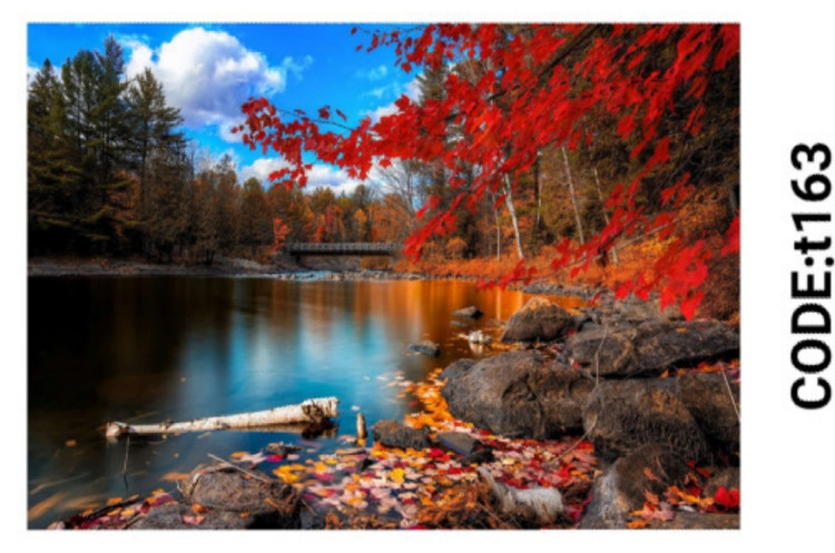 خرید ارزان فرشینه تابلوفرش فرشینه آفتاب کدT163مخمل شانل ترک استپدار