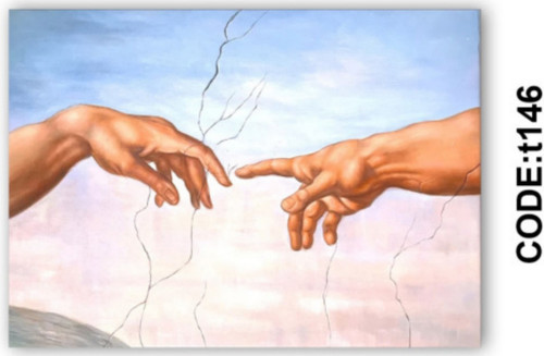 خرید ارزان فرشینه تابلوفرش فرشینه آفتاب کدT146مخمل شانل ترک استپدار