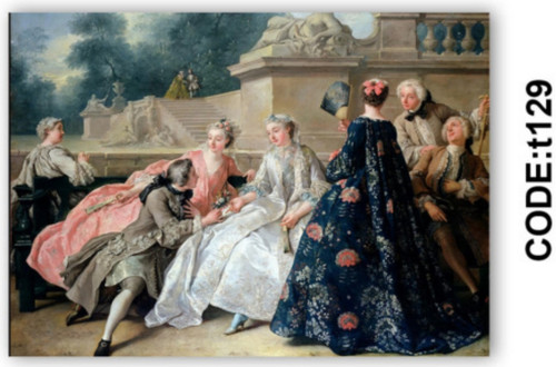 خرید ارزان فرشینه تابلوفرش فرشینه آفتاب کدT129مخمل شانل ترک استپدار