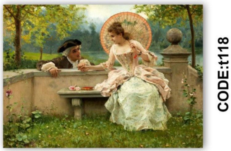 خرید ارزان فرشینه تابلوفرش فرشینه آفتاب کدT118مخمل شانل ترک استپدار