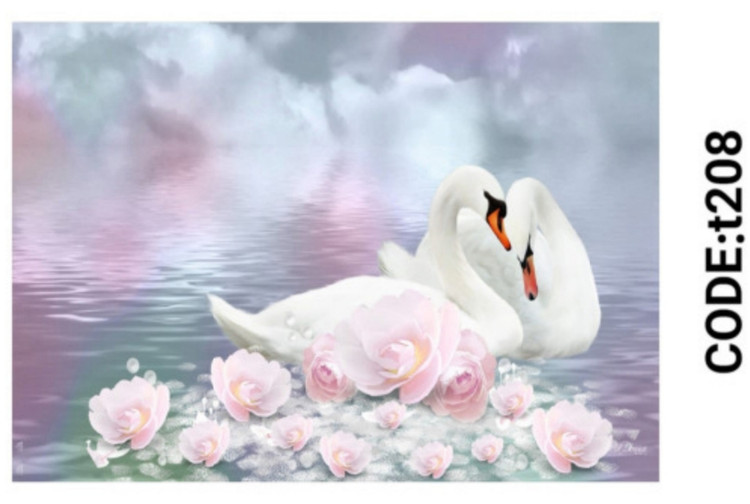 خرید ارزان فرشینه حیوانات فرشینه آفتاب کدT208مخمل شانل ترک استپدار