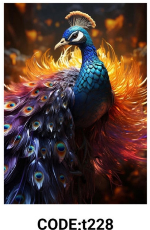 خرید ارزان فرشینه حیوانات فرشینه آفتاب کدT228مخمل شانل ترک استپدار