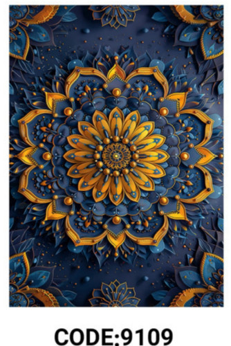 خرید ارزان فرشینه فانتزی فرشینه آفتاب کد9109مخمل شانل ترک استپدار